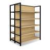 Buy cheap Customized Color Wood Gondola Shelving Metal Heavy Duty For Retail Store from wholesalers
