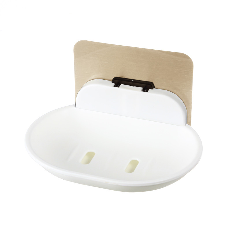 Irregularity Drain Water ABS PVC Plastic Soap Box Double Layer