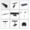 Buy cheap 4 Wire Magnetic Track Lighting System Aluminium Surface Recessed For Led Light from wholesalers
