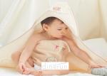 High Absorbency Organic Cotton Hooded Baby Towel Adorable Easy Wash