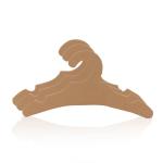 Brown Cardboard Kraft Paper Hangers Custom Paperboard Hangers Wholesale