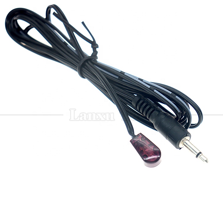 3.5mm Audio Jack 2 Poles IR Sensor Remote Mi Infrared Transmitter Receiver Extender Cable for Stereo Video