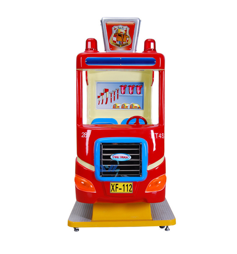 Electric Racing Car Arcade Kiddie Rides Custom Sticker For Shopping Mall