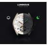 Buy cheap KINYUED oem waterproof custom logo leather fashion tourbillon skeleton wrist watch luxury automatic watches from wholesalers