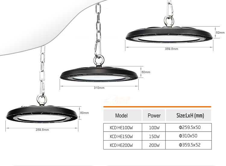 CE ROHS Industrial Super Brightness 200w LED High Bay Lights