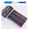 Buy cheap OEM/ODM Acceptable 4 Color 0.7mm Plastic Transparent Shuttle Pens for Office Writing from wholesalers