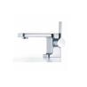 Buy cheap Contemporary Square Single Hole Bathroom Sink Faucet , Single handle Solid Brass Basin Mixer from wholesalers