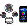Buy cheap 4x4 7 inch round 45W h4 bluetooth led lights rgb LED headlight for Jeep Wrangler JK from wholesalers
