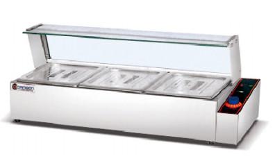 Buy cheap 3-tank Commercial Kitchen Cooking Equipment With 220-240V/50-60HZ Voltage Electric Bain Marie from wholesalers