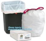 Corn Starch Biodegradable Compostable Eco Friendly Drawstring Laundry Bag, Jumbo