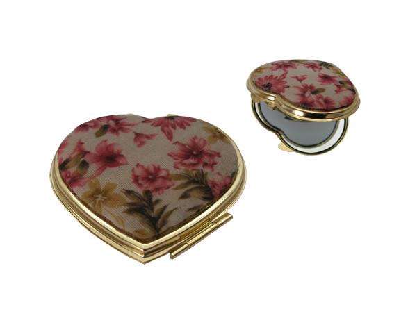 Buy cheap Metal heart good quality compact mirror from wholesalers