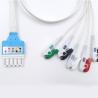 Buy cheap Compatible HP / PH 5 Lead Ecg Cable , TPU DG Type ECG Patient Cable from wholesalers