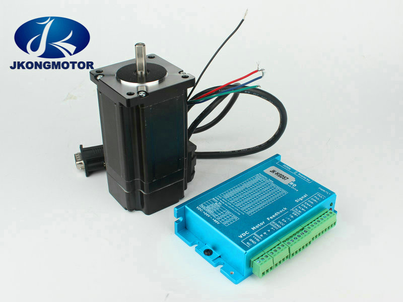 Buy cheap High Torque Nema24 2phase servo Stepper Motor 3.1N.M 4A 4-wire, Stepper Motor Driver Kit CE ROHS Approved from wholesalers