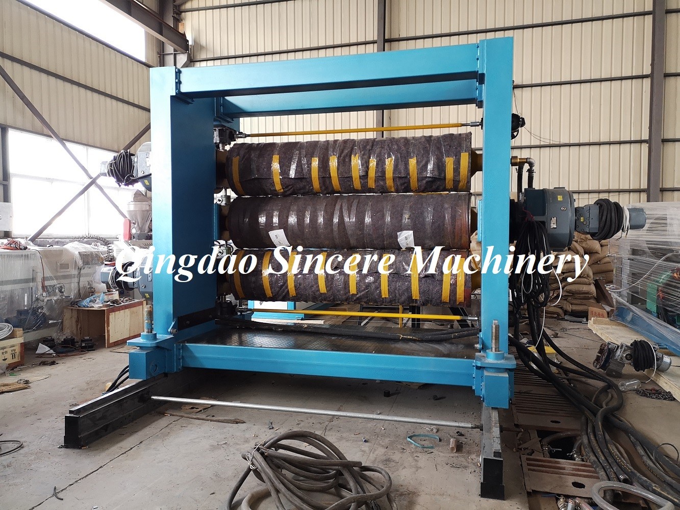 PP PE Sheet Thick Board Extrusion Line Adjustable Speed