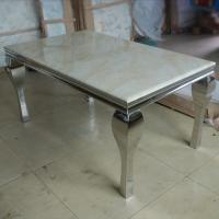Buy cheap European Silver Wedding Banquet Tables 150X90X75 Dining Room Table product