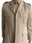 Premium Military Dress Uniform Set in Khaki Jacket + Long Sleeve Shirt +