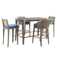 Buy cheap Boho Style Rattan Rectangular Outdoor Bar Furniture product