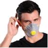 Buy cheap Anti Dust Activated Carbon Cup FFP2 Mask , Disposable Nonwoven Dust Mask With Valve from wholesalers