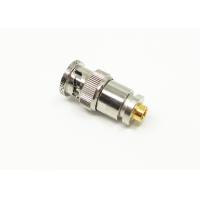 Buy cheap Nickel Plated BNC Male Plug Coax Connectors 500 Cycles Durability product