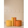 Buy cheap Fabric Leisure Chair orange Corduroy Shoe Changing Stool Lazy Sofa Chair from wholesalers
