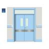 Buy cheap Laminate Bedroom Wood FD60 Fire Rated HPL Doors from wholesalers