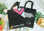 Two Color Silk Screen Non Woven Tote Bags For Supermarket / Outdoor