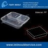 Buy cheap disposable 3-compartment food container mould manufacturer from wholesalers