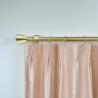 Buy cheap Light Gold Color Metal Curtain Poles Set Aluminum 0.5mm Thickness For Home Decoration from wholesalers
