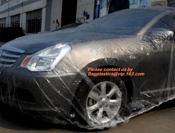 Buy cheap PE car cover, plastic car cover, HDPE plastic overspray protective car cover, Decorative Film from wholesalers