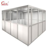 Buy cheap Aluminum Profile GMP Cleanroom , 0.45m/S Iso Class 8 Clean Room product