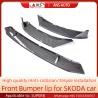 Buy cheap ABS Black Glossy Front Car Bumper Lip Splitter For Skoda Superb from wholesalers