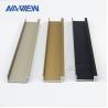 Buy cheap Porcelain White Black Aluminium Tile Edging Strip 12mm Height from wholesalers