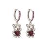 Buy cheap Little Bear Sterling Silver Crystal Jewelry Diamond Crystal Earrings OEM ODM from wholesalers
