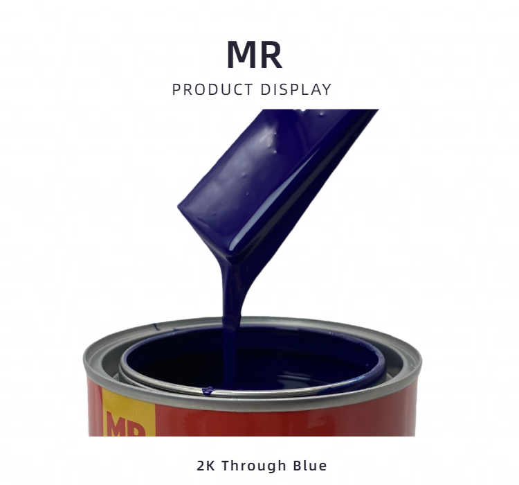 M204 2K Red Automotive Touch Up Paint Purple Undertone High Weather Resistance Solvent Based Colorant