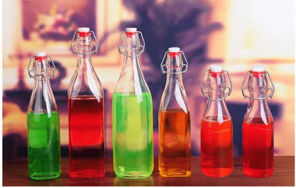 Buy cheap 250-1000 ml glass bottles sealed bottle with clip Bottle glasswares from wholesalers