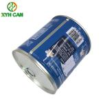 Food Tin Cans for 208g Round Baby Healthy Snack Metal Tin Cans Food Grade Custom
