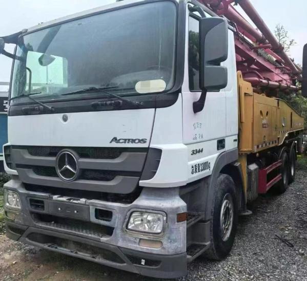 Buy cheap 2019 Sany Heavy Industry Concrete Pump Truck 49 Meters Installed Mercedes-Benz Chassis from wholesalers