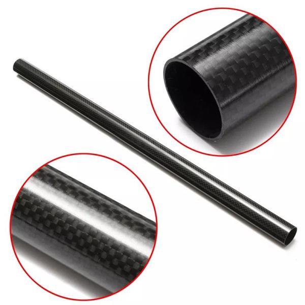 Buy cheap 3K Matte Twill Carbon Fiber Tube 24x22 1000MM For Industrial Aerospace from wholesalers