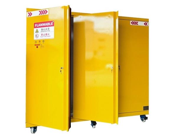 Buy cheap Acid Dangerous Store In Lab Chemical Storage Cabinet Yellow 766 Litre For Liquid from wholesalers