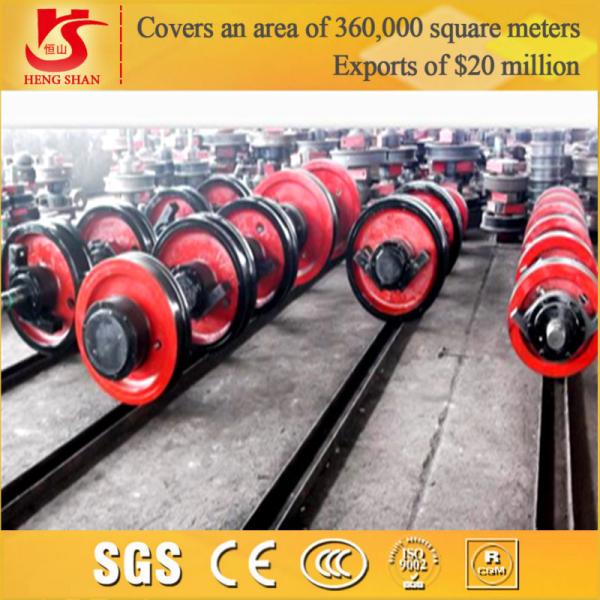 Quality Single girder suspend overhead crane forged iron wheels for sale