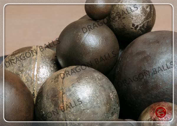 Buy cheap Mining / Cement Cast Iron Grinding Balls 90mm Diameter Abrasion Resistant from wholesalers