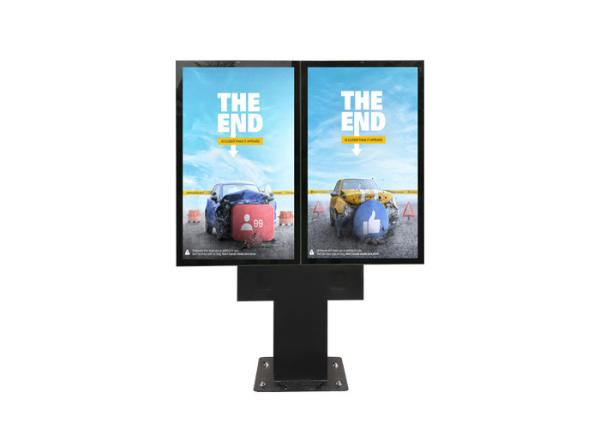 Double Screen LCD Display Outdoor Panel Digital Signage LCD Screen For