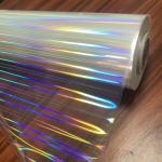 Sample A4 Size Transparent Holographic BOPP Film For Cold Lamination