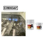Commercial Grade Epoxy Resin Floor Coating Non Toxic Gray Metallic Epoxy Floor