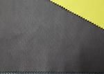 Brown Faux Leather Fabric For Bags , Polyurethane Synthetic Leather Anti -