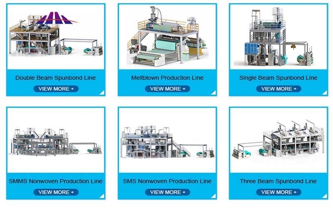 Spunbond Fully Automatic Non Woven Making Machine 250gsm 130KW