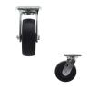 Buy cheap 6 Inch Black PP Wheel Swivel Heavy Duty Casters No Brakes from wholesalers