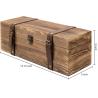 Buy cheap Vintage Brown Wood Single Bottle Gift Wooden Wine Box With Leatherette Straps from wholesalers