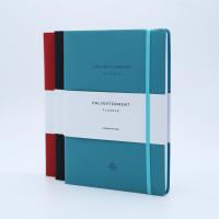 Buy cheap B5 Size Daily Weekly Planner Soft PU Leather Cover Sewn Thread Binding With product