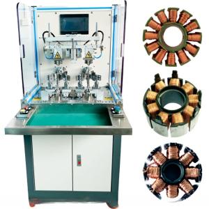 China Manufacturing Plant Automatic Transformer Coil Motor Winding Machine with 2 Stations on sale